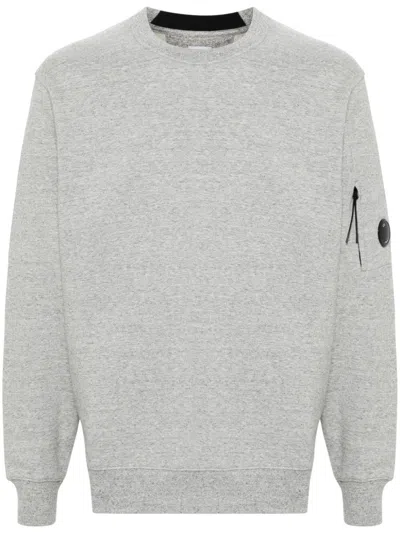 C.P. COMPANY LENS-DETAILED SWEATSHIRT