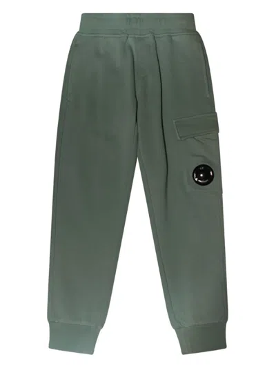 C.p. Company Kids' Green Cotton Pants