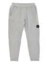 C.p. Company Lens-detailed Tracksuit Bottoms In Gray