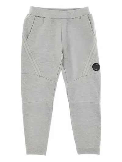 C.p. Company Kids' Lens-detailed Tracksuit Bottoms In Gray