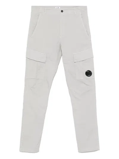 C.p. Company Kids' Lens-detailed Trousers In Grey