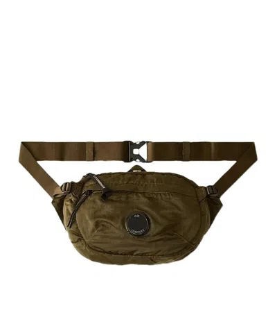 C.p. Company Lens-embellished Belt Bag In Brown