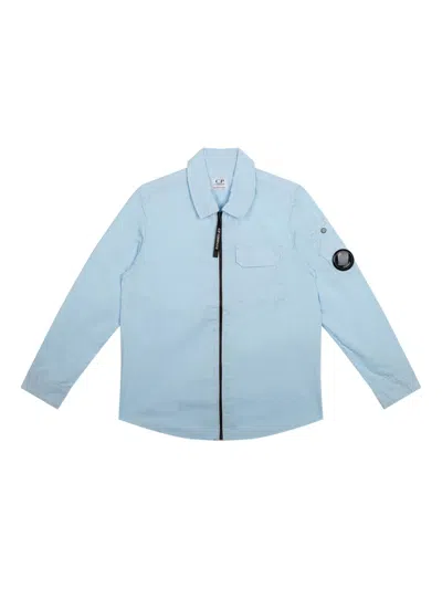 C.p. Company Kids' Lens-embellished Jacket In Blue