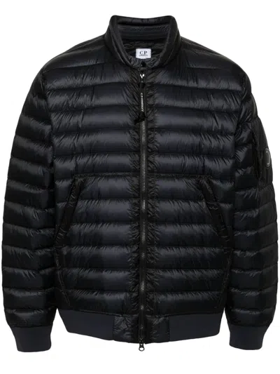 C.p. Company Lens-embellished Jacket In Blue