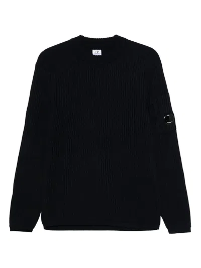 C.P. COMPANY LENS-EMBELLISHED JUMPER