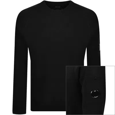 C.p. Company Cp Company Lens Knit Jumper Black
