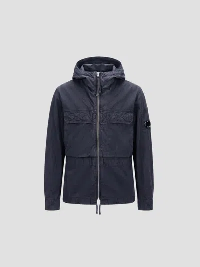 C.p. Company Cp Company Lens Overshirt With Innovative Design In Black