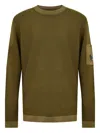 C.p. Company Lens-pocket Crew-neck Sweatshirt In Multi
