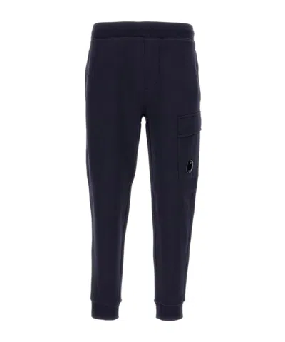 C.p. Company Lens-pocket Drawstring Track Pants In Black