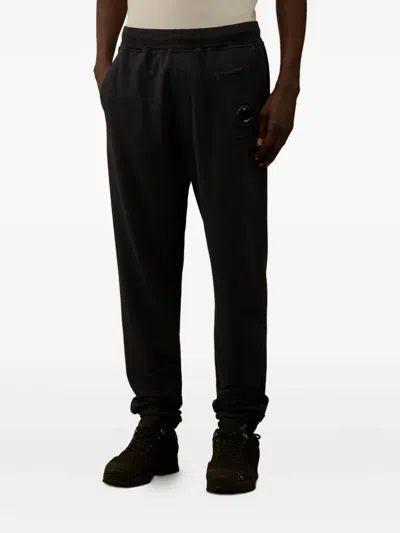 C.p. Company Lens-pocket Trousers In Black