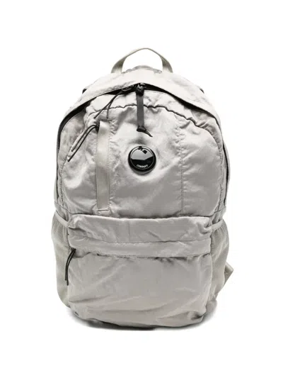 C.p. Company C.p.company Lens Detail Backpack In Brown