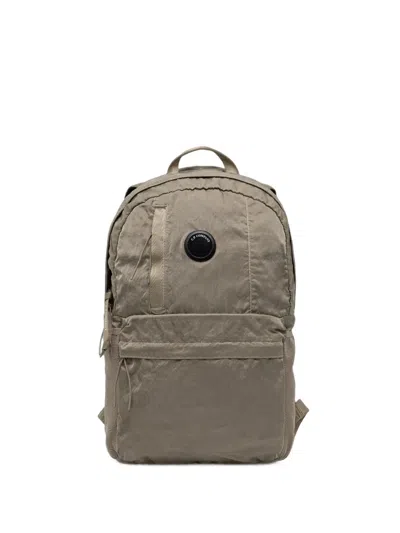 C.p. Company Lens-detail Backpack In Gray