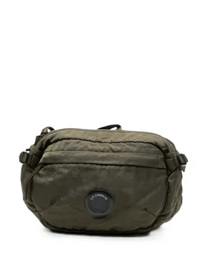 C.p. Company Lens-detail Belt Bag In Green