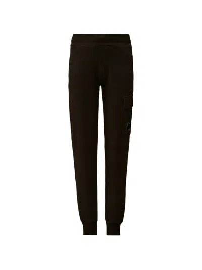 C.p. Company Kids' Lens-detail Cargo Pants In Brown