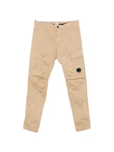C.p. Company Lens-detail Cargo Pants In Pink