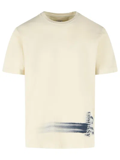 C.p. Company Cotton Crew Neck Graphic Print T Shirt In Multi