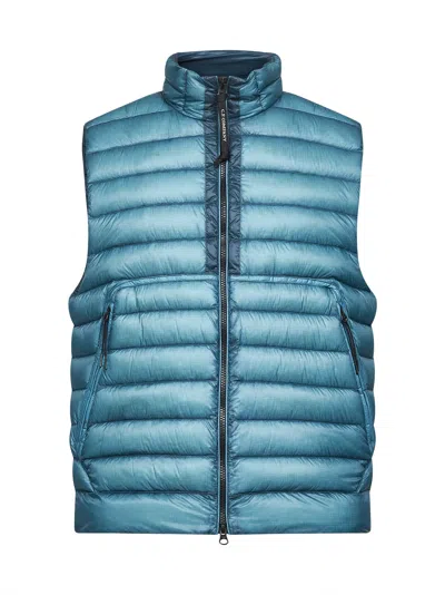C.p. Company Light Blue D.d. Shell Padded Vest