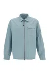 C.p. Company C.p.company Organic Cotton Overshirt In Blue