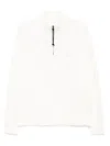 C.p. Company Light Fleece Sweatshirt In White