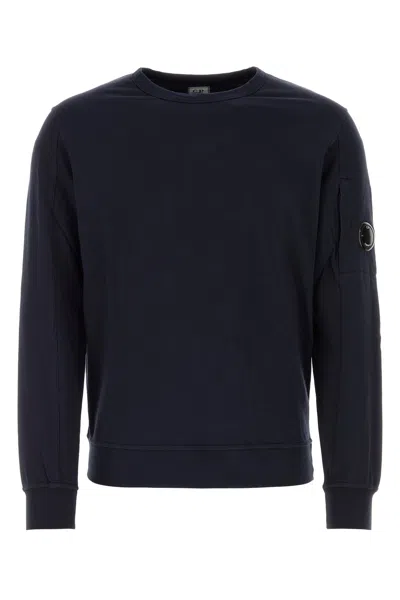 C.p. Company Light Fleece Sweatshirt-xxl Nd  Male In Black