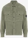 C.p. Company Cp Company Stretch Cotton Shirt In Green