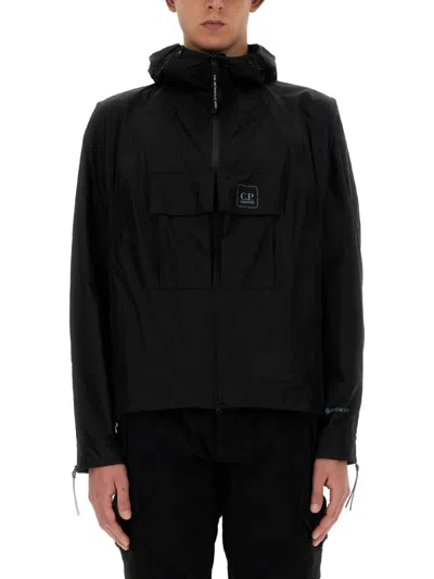 C.p. Company Lightweight Black Outerwear Jacket