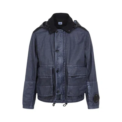 C.p. Company Lightweight Polyamide Jacket In Blue