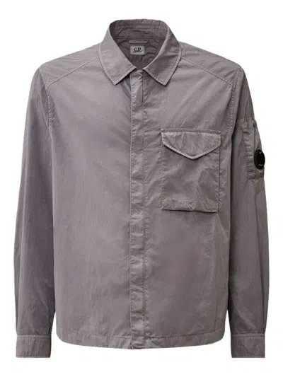 C.p. Company Lightweight Utility Shirt In Gray