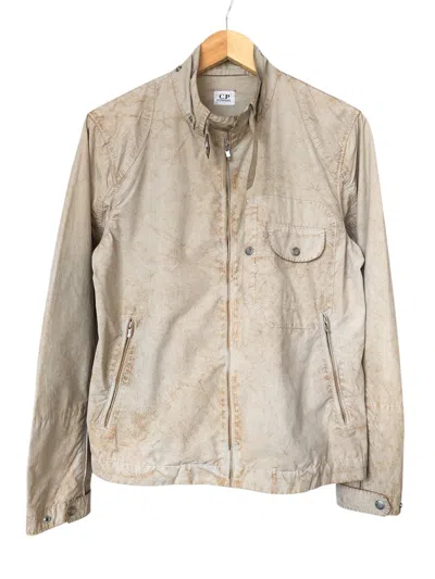 Pre-owned C.p. Company Limited Edition  Tinto Terra Distreesed Jacket In Sand