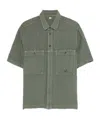 C.p. Company Linen Shirt In Gray