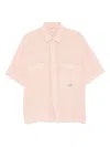 C.p. Company C.p.company Short Sleeve Shirt In Pink