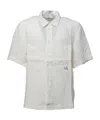C.p. Company C.p.company Short Sleeve Shirt In White
