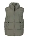 C.p. Company Liner Padded Vest Jackets Grey In Gray