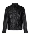 C.p. Company Relaxed Fit Black Shirt Jacket In Black