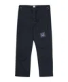 C.p. Company Logo-appliqué Cargo Pants In Black