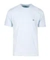 C.p. Company Logo Embroidered T-shirt In Multicolor