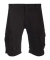 C.p. Company Cargo Shorts In Black