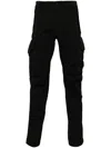 C.p. Company C.p.company Cotton Cargo Trousers In Black