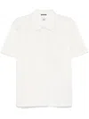 C.p. Company C.p.company Polo With Logo Patch In White