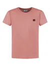 C.p. Company Logo-appliqué T-shirt In 红色