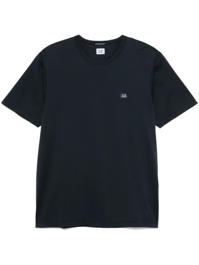 C.p. Company Logo-appliqué T-shirt In Blue