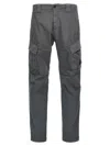 C.p. Company Logo Badge Cargo Pants Gray