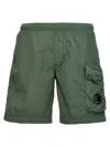 C.P. COMPANY C.P. COMPANY LOGO BADGE CARGO SWIM SHORTS