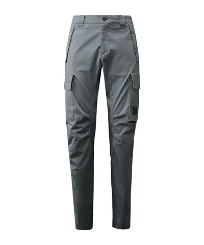 C.p. Company Logo, Badge, Casual Pants. In Black