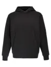 C.p. Company Relaxed-fit Hooded Sweatshirt In Black