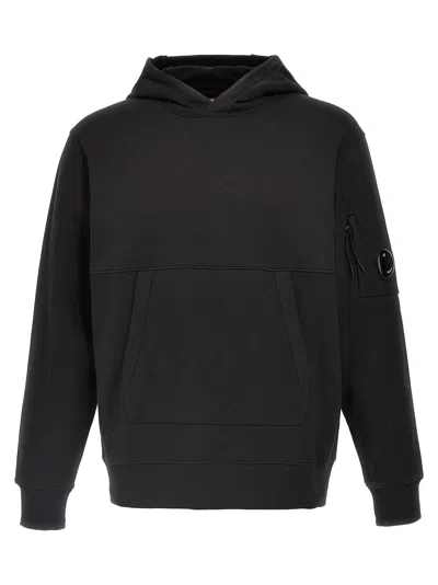 C.P. COMPANY LOGO BADGE HOODIE