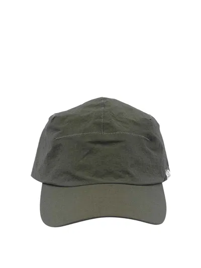 C.p. Company Logo Baseball Cap In Green