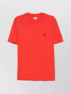 C.p. Company Men Cotton T-shirt With Logo In Red