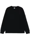 C.p. Company Cp Company Diagonal Raised Fleece Crew Neck Lens Sweatshirt