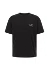 C.p. Company C.p.company Logo-print Short-sleeve Tee In Black